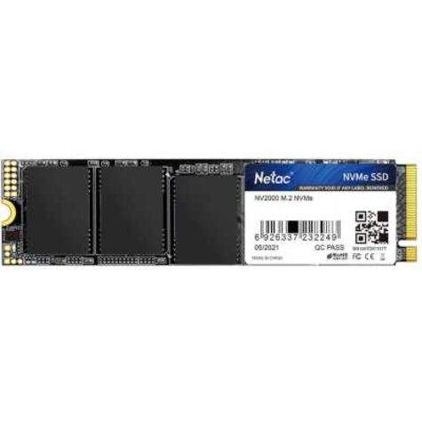SSD-диск Netac 512GB NV2000 M.2 2280 PCIe NVMe 3D NAND (NT01NV2000-512-E4X)