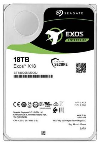 Жесткий диск Seagate Server Exos X18 18Tb 3.5" SAS (ST18000NM004J)