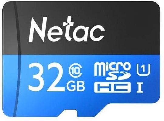 Карта памяти Netac 32GB microSDHC P500 (NT02P500STN-032G-S)
