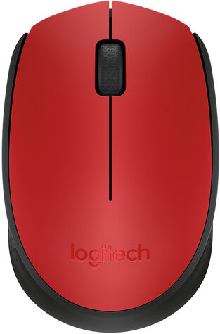 Мышь Logitech M171 Wireless Mouse Red-Black Usb 910-004641